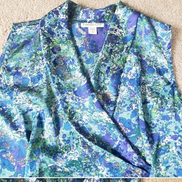 Sleeveless Coldwater Creek Blouse - Picture 3 of 6